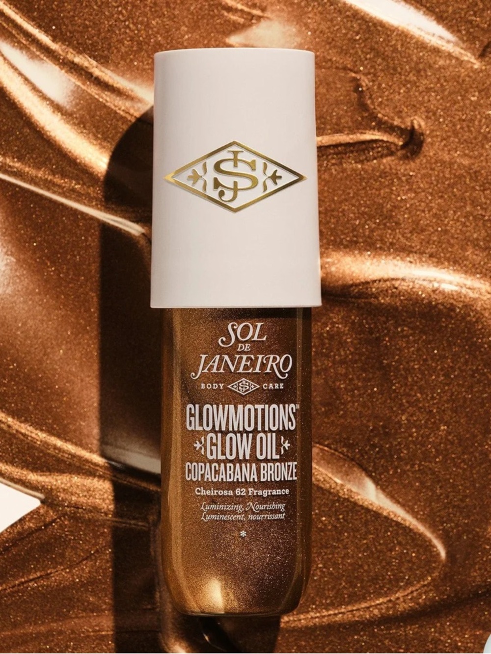 NEW Sol De Janeiro GlowMotions Glow Body Oil in Copacabana Bronze